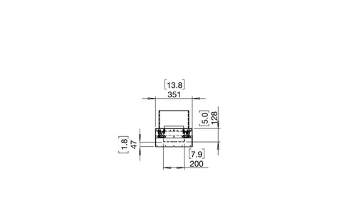 Ecosmart Fire Flex 122BN.BX2 Bench Fireplace Insert - Black Finish / Black Burner - ESF.FX.122BN.BX2.B